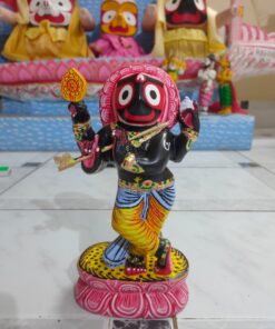 Shri Chaturbhuja Krishna Jagannath 9 inches , Neem wood | Justkalinga.com.