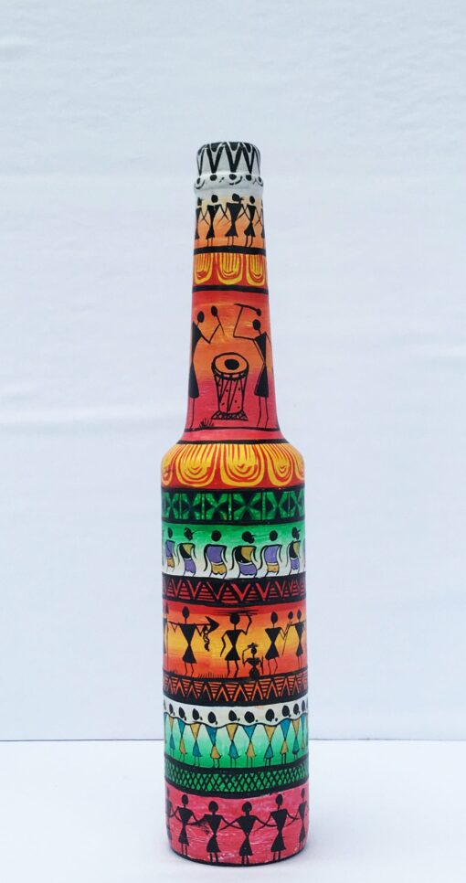 ANCIENT TRIBAL ART INSPIRING LIFE IN BOTTLES   (5000 years old ART CULTURE) 1 NOS | Justkalinga.com.