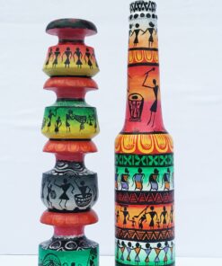 ANCIENT TRIBAL ART INSPIRING LIFE  (5000 years old ART CULTURE) -SET OF 2 NO'S | Justkalinga.com.