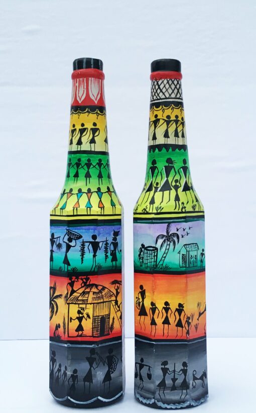 ANCIENT TRIBAL ART INSPIRING LIFE  (5000 years old ART CULTURE) -SET OF 2 NO'S | Justkalinga.com.