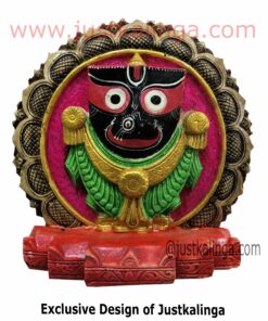 Lord shri Jagannath mahaprabhu Marbles Art Idol 20 CMs _  with sudarsan | Justkalinga.com.