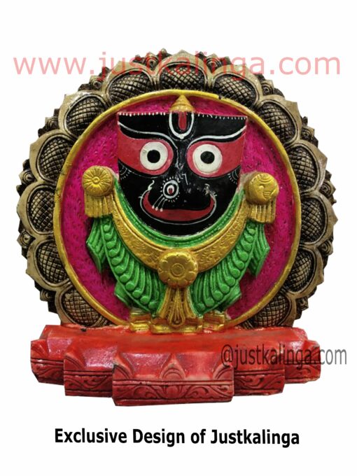 Lord shri Jagannath mahaprabhu Marbles Art Idol 20 CMs _  with sudarsan | Justkalinga.com.