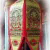 PLAM LEAF LORD JAGANNATH MAHAORABHU LAMP SHADES (THE DIVINE LIGHT)- RED | Justkalinga.com.