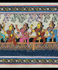 SILKY TASAR PAINTING(NOUKA BIHAR) | Justkalinga.com.