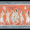 SILKY TASAR PAINTING(RASO LILLA) | Justkalinga.com.