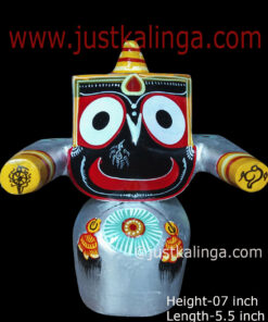 LORD JAGANNATAH LAXMI VARNAM MAHAPRABHU (SILVER) 07 INCH | Justkalinga.com.