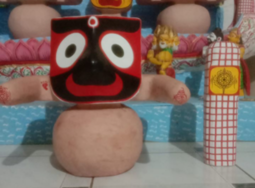 Shri Jagannath Mahaprabhu Pratitopaban (Mohon Rupam) "Pure Neem Wooden idols "  10 inches  like temple . | Justkalinga.com.