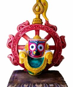 Mahaprabhu Marbles Art Idol Height 15 x 8 x 6 CMs _ Nila Chakra | Justkalinga.com.