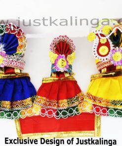 Attries Cloth For Divine (Pagadi) (3 Sets) (04 INCH) 10 CM Set.. | Justkalinga.com.