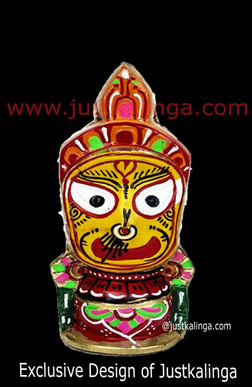 Shri Jagannath Mahaprabhu " PURE BRASS  Murti"  4.2 inches | Justkalinga.com.