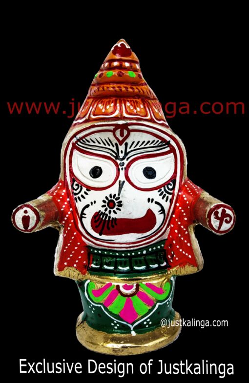 Shri Jagannath Mahaprabhu " PURE BRASS  Murti"  4.2 inches | Justkalinga.com.