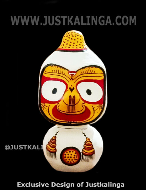 MOHON RUPAN- SHRI JAGANNATH MAHAPRABHU "Neem Wooden Murti" 08 INCH ( 20cm ) | Justkalinga.com.